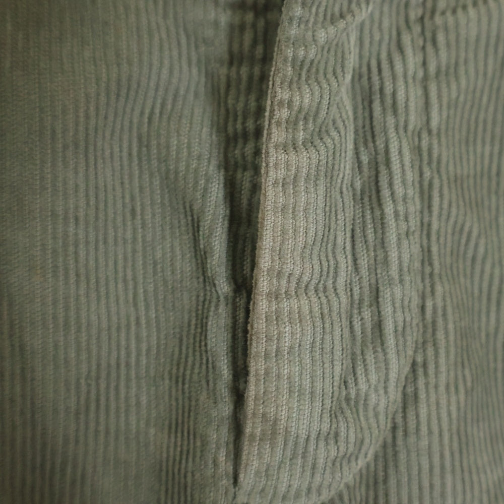 BRUNELLO CUCINELLI(ブルネロクチネリ) コーデュロイ ジップフライ ストレート パンツ カーキ TE91919