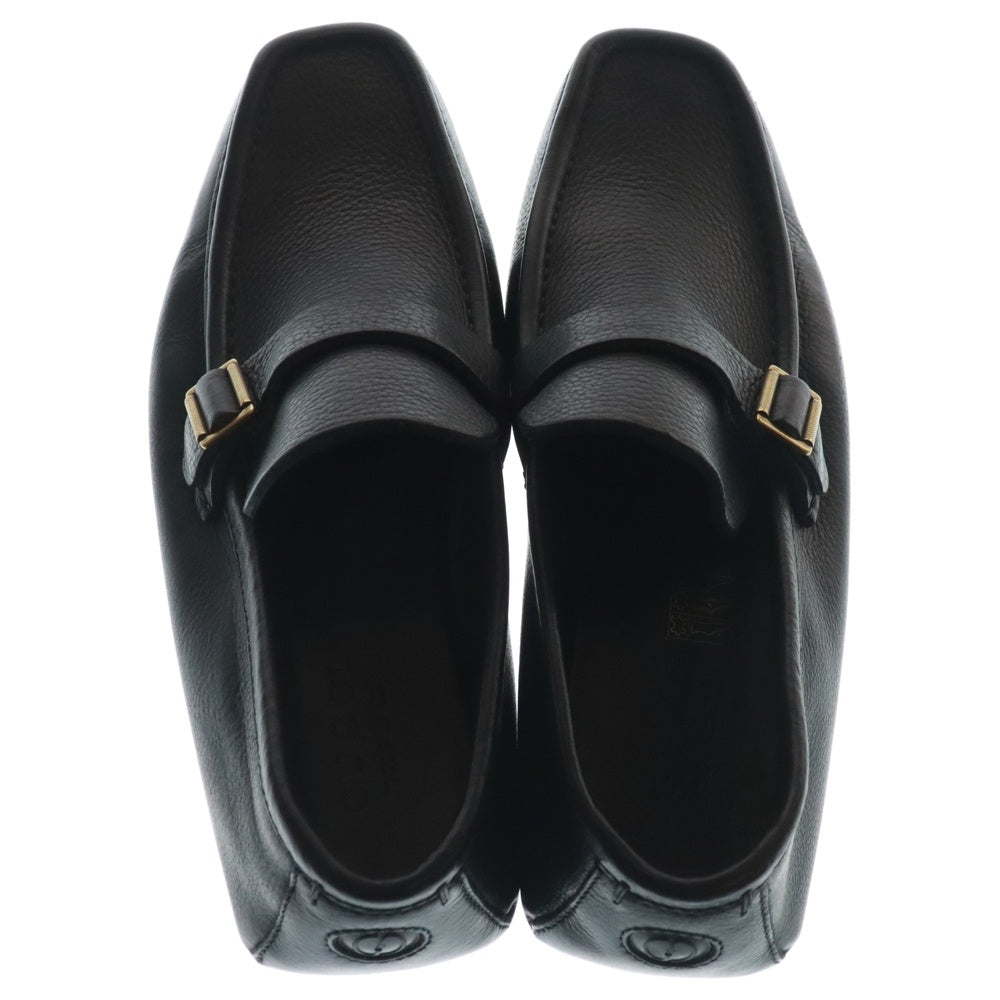 GUCCI(グッチ) レザー ローファー スリッポン ドライビングシューズ ブラック 108143