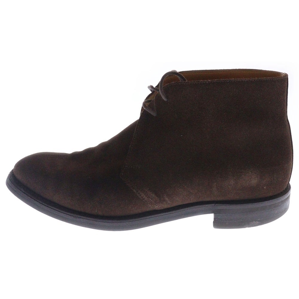Crockett&Jones(クロケットアンドジョーンズ) CHERTSEY チャートシー スウェードレザー チャッカブーツ ブラウン J1645