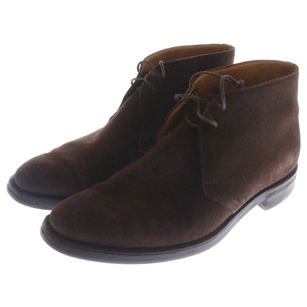 Crockett&Jones(クロケットアンドジョーンズ) CHERTSEY チャートシー スウェードレザー チャッカブーツ ブラウン J1645