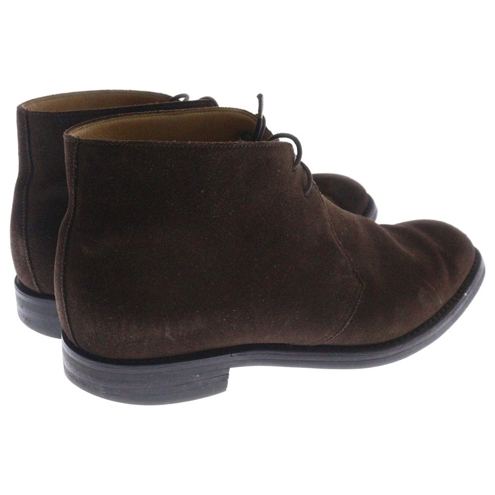Crockett&Jones(クロケットアンドジョーンズ) CHERTSEY チャートシー スウェードレザー チャッカブーツ ブラウン J1645