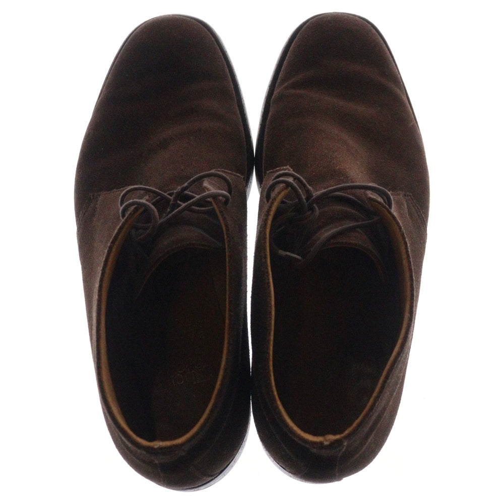 Crockett&Jones(クロケットアンドジョーンズ) CHERTSEY チャートシー スウェードレザー チャッカブーツ ブラウン J1645