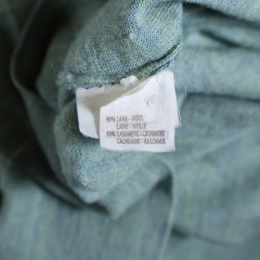 BRUNELLO CUCINELLI(ブルネロクチネリ) ウール カシミヤ Vネック ニット セーター ブルー