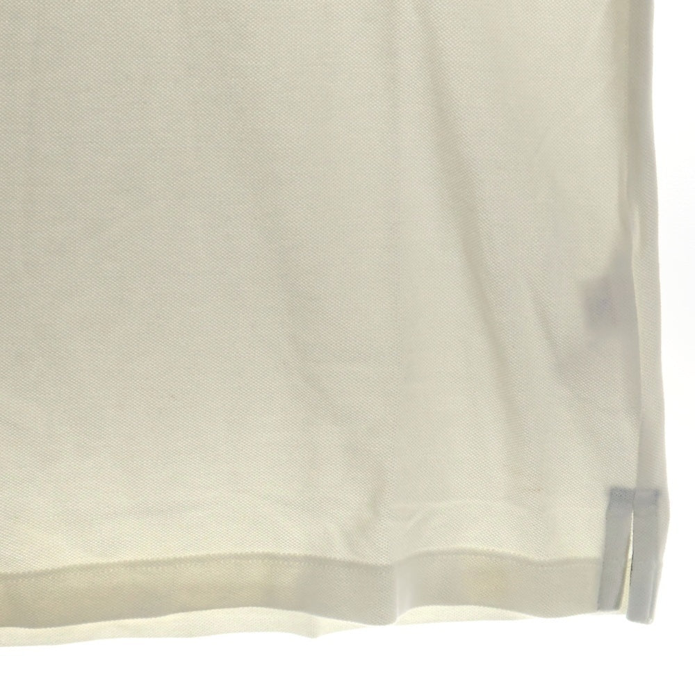 BRUNELLO CUCINELLI(ブルネロクチネリ) スリムフィット コットン 半袖ポロシャツ ホワイト