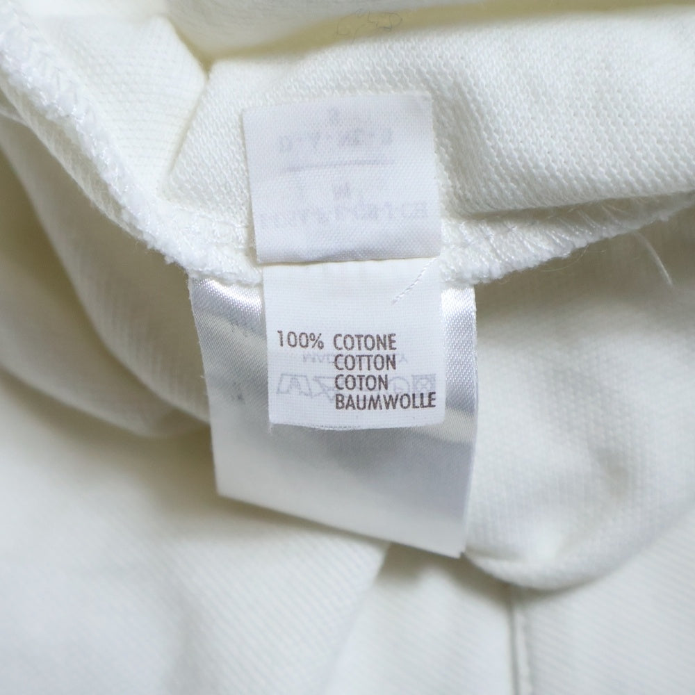 BRUNELLO CUCINELLI(ブルネロクチネリ) スリムフィット コットン 半袖ポロシャツ ホワイト