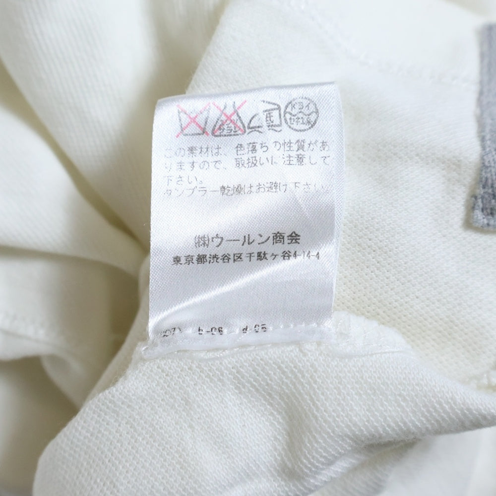 BRUNELLO CUCINELLI(ブルネロクチネリ) スリムフィット コットン 半袖ポロシャツ ホワイト
