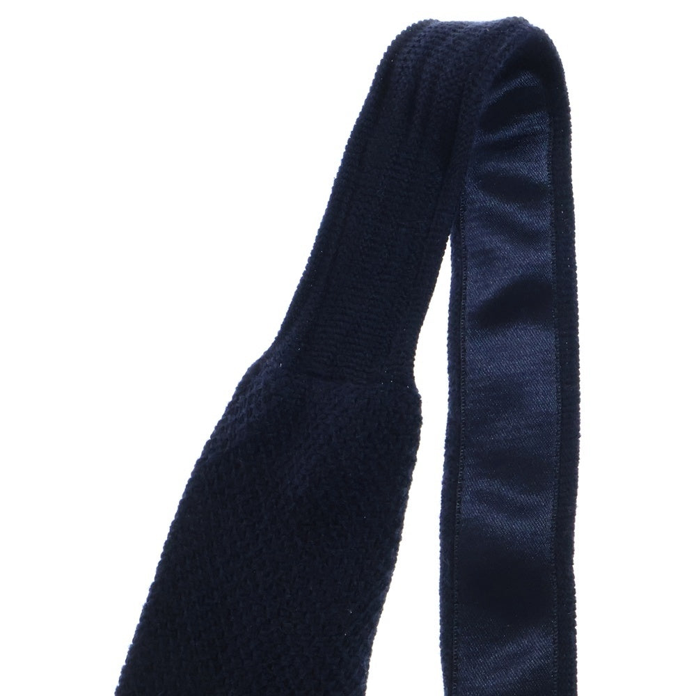 BRUNELLO CUCINELLI(ブルネロクチネリ) コットン ニット ネクタイ ネイビー