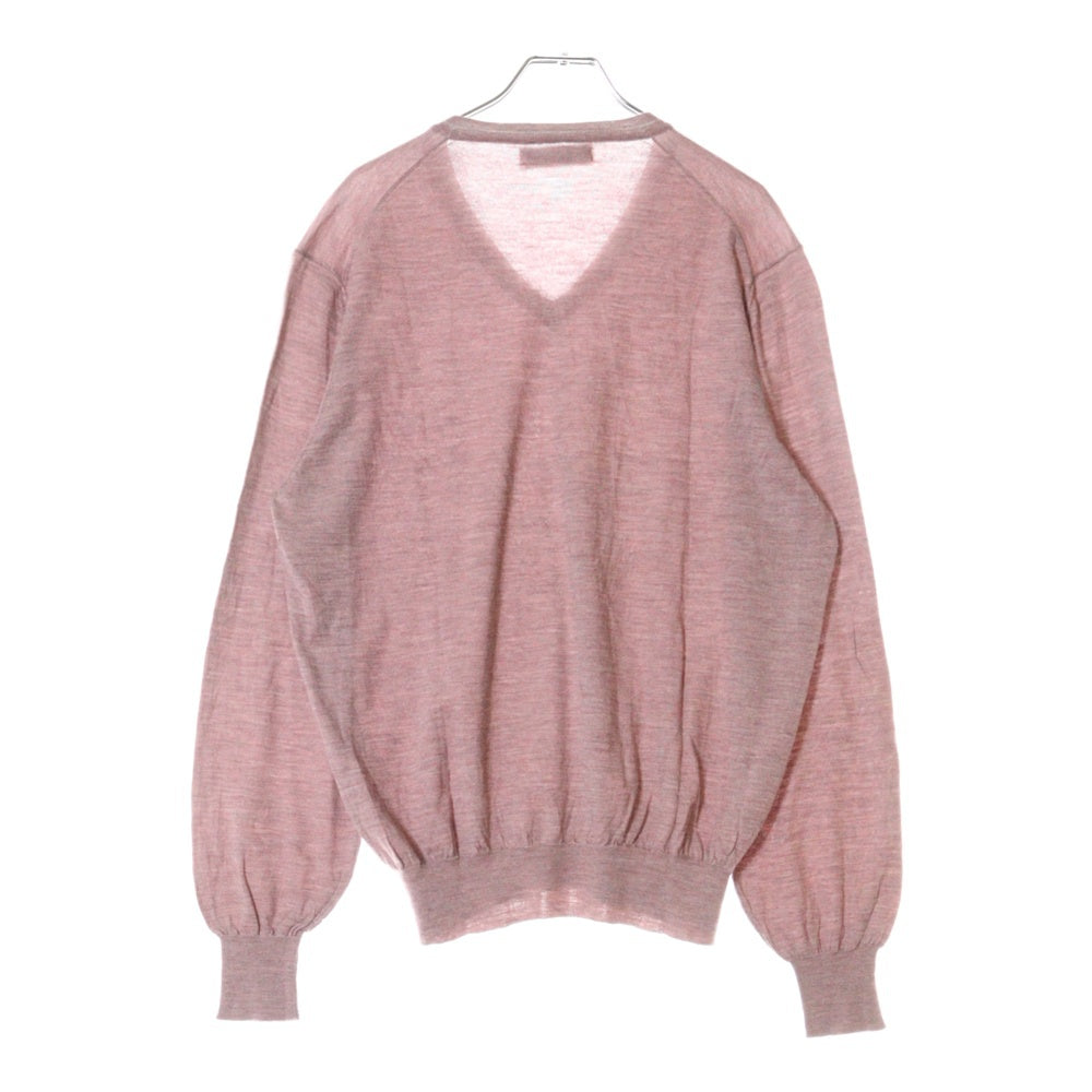 BRUNELLO CUCINELLI(ブルネロクチネリ) コットン Vネック ニット セーター パープル