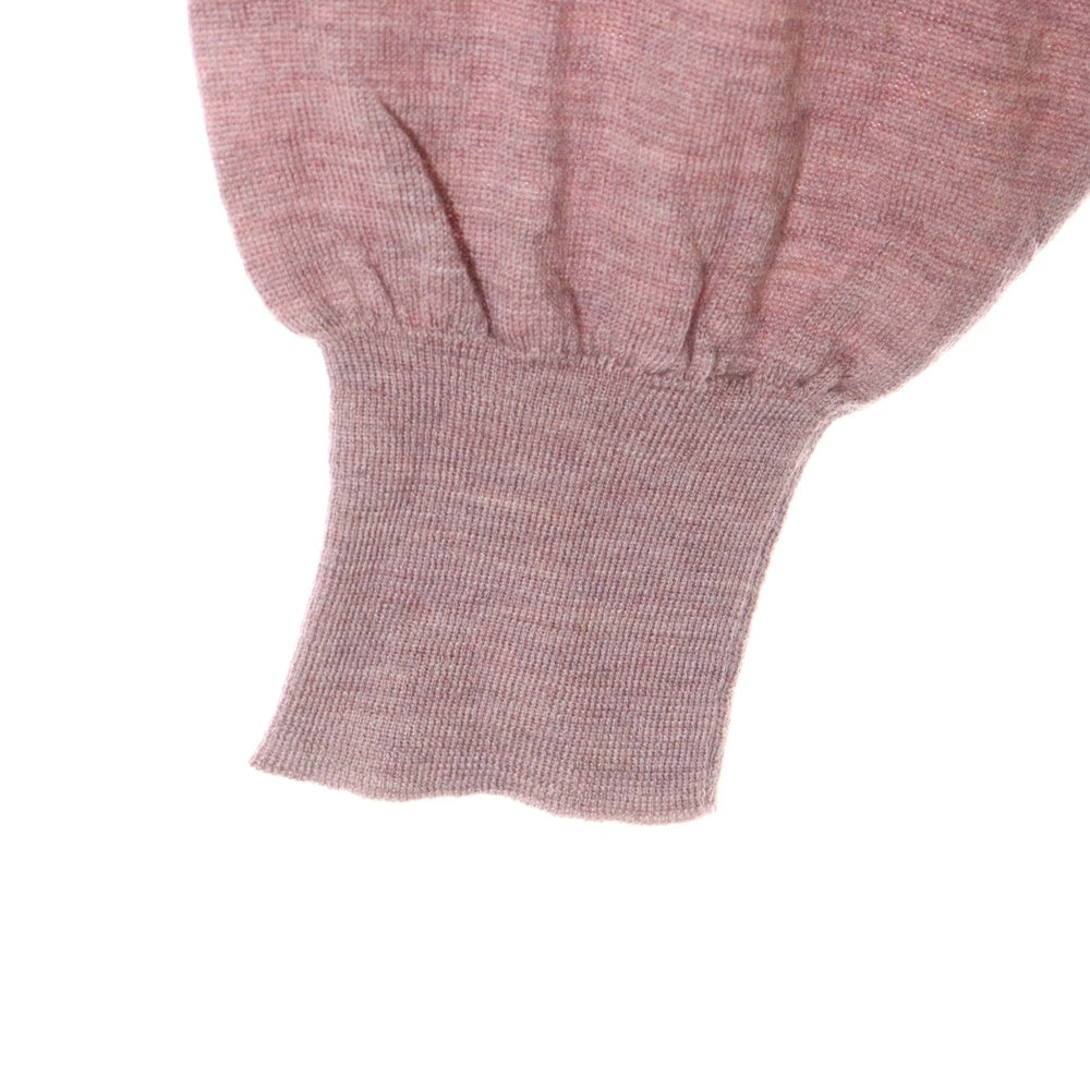 BRUNELLO CUCINELLI(ブルネロクチネリ) コットン Vネック ニット セーター パープル