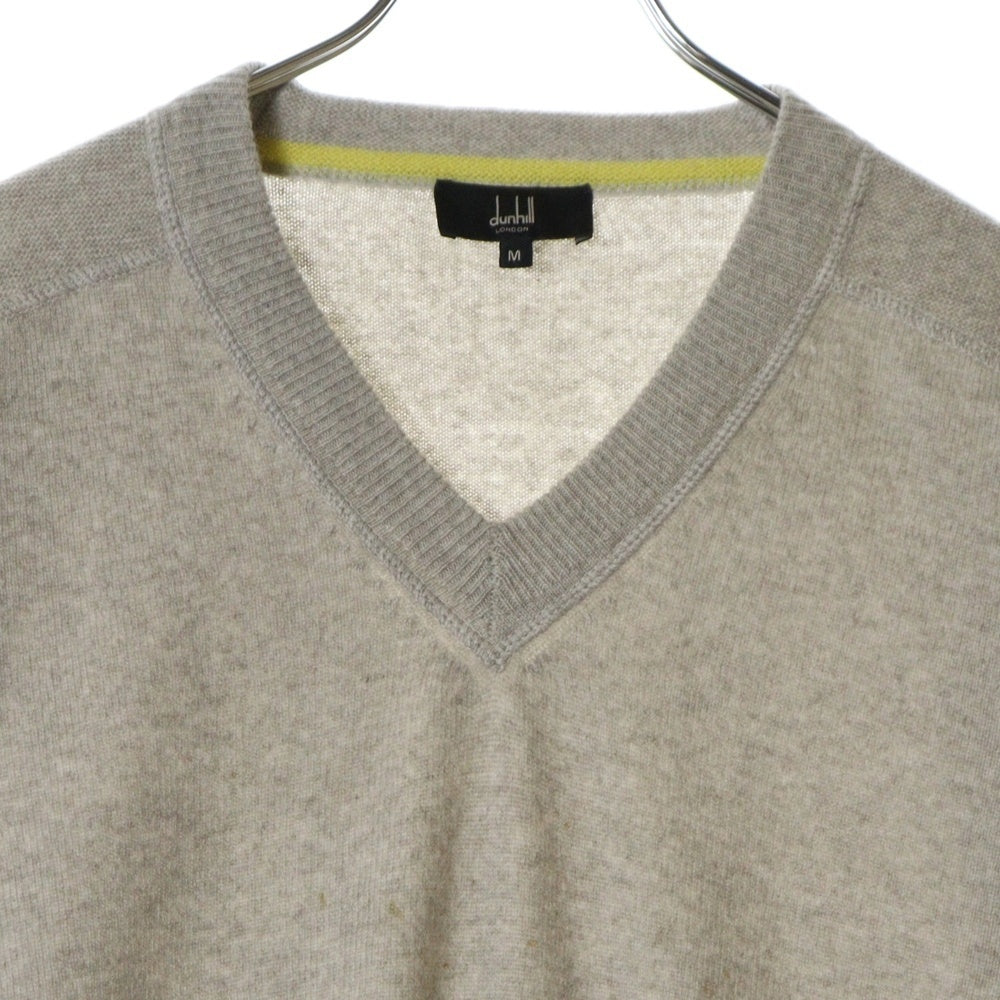 dunhill(ダンヒル) カシミヤ Vネック ニット セーター グレー