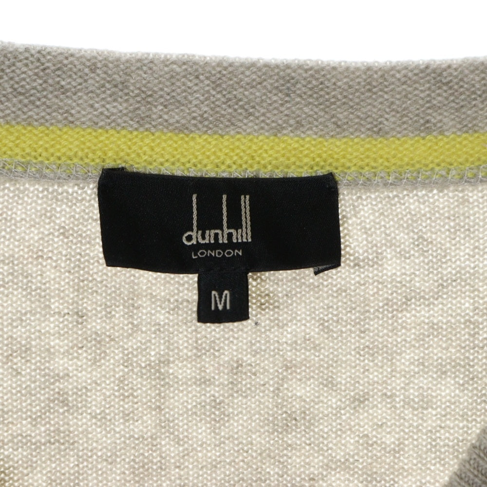 dunhill(ダンヒル) カシミヤ Vネック ニット セーター グレー