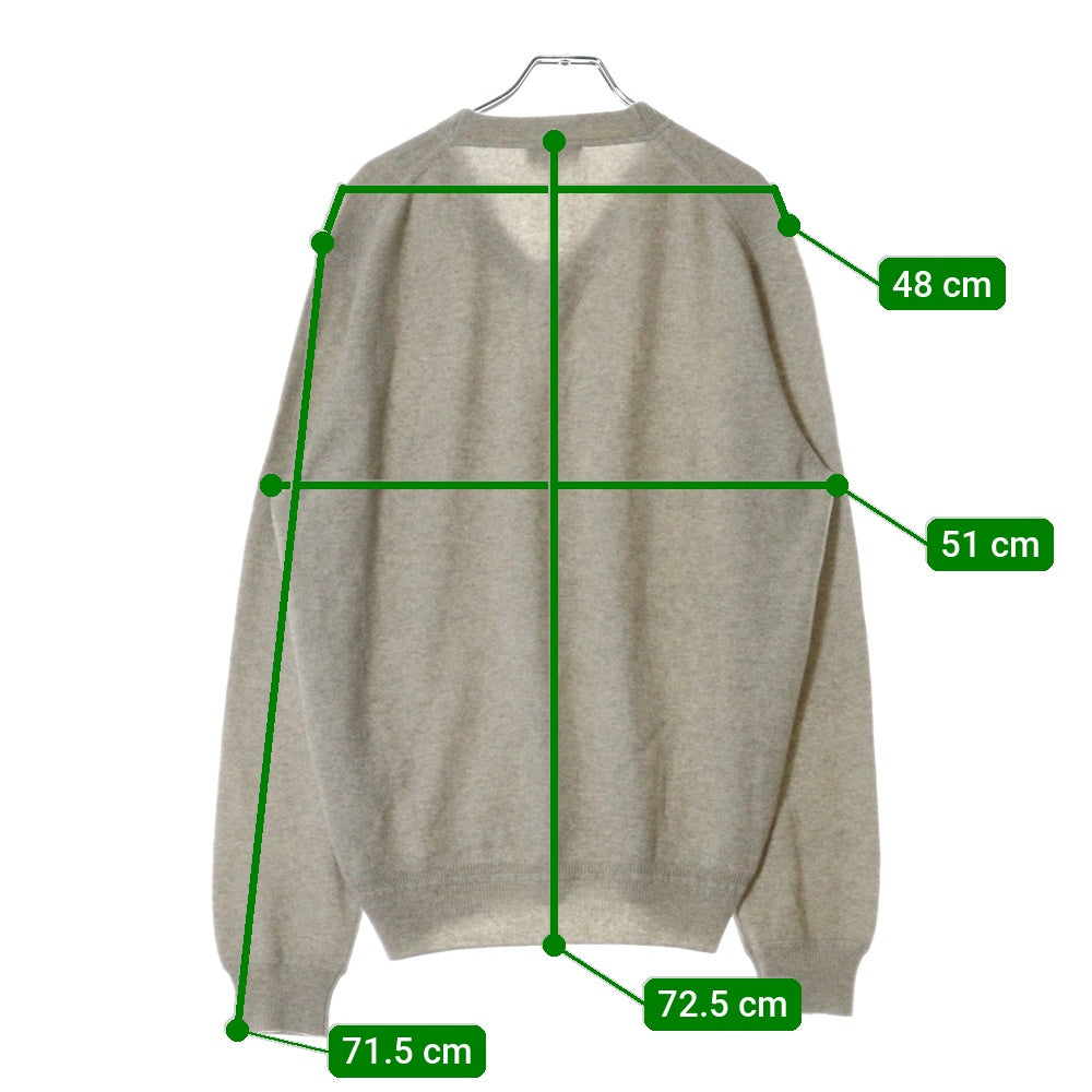 dunhill(ダンヒル) カシミヤ Vネック ニット セーター グレー