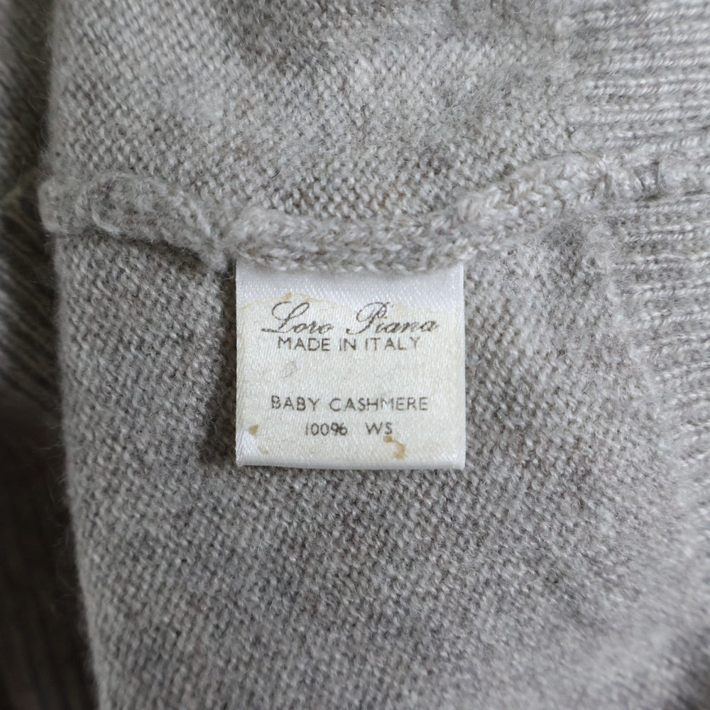Loro Piana(ロロピアーナ) ベビーカシミヤ タートルネック ニット セーター グレー