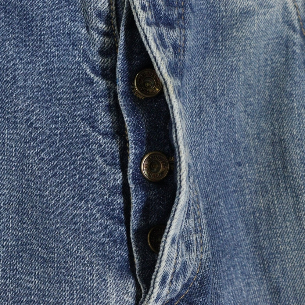 BRUNELLO CUCINELLI(ブルネロクチネリ) ボタンフライ ストレート デニムパンツ インディゴ