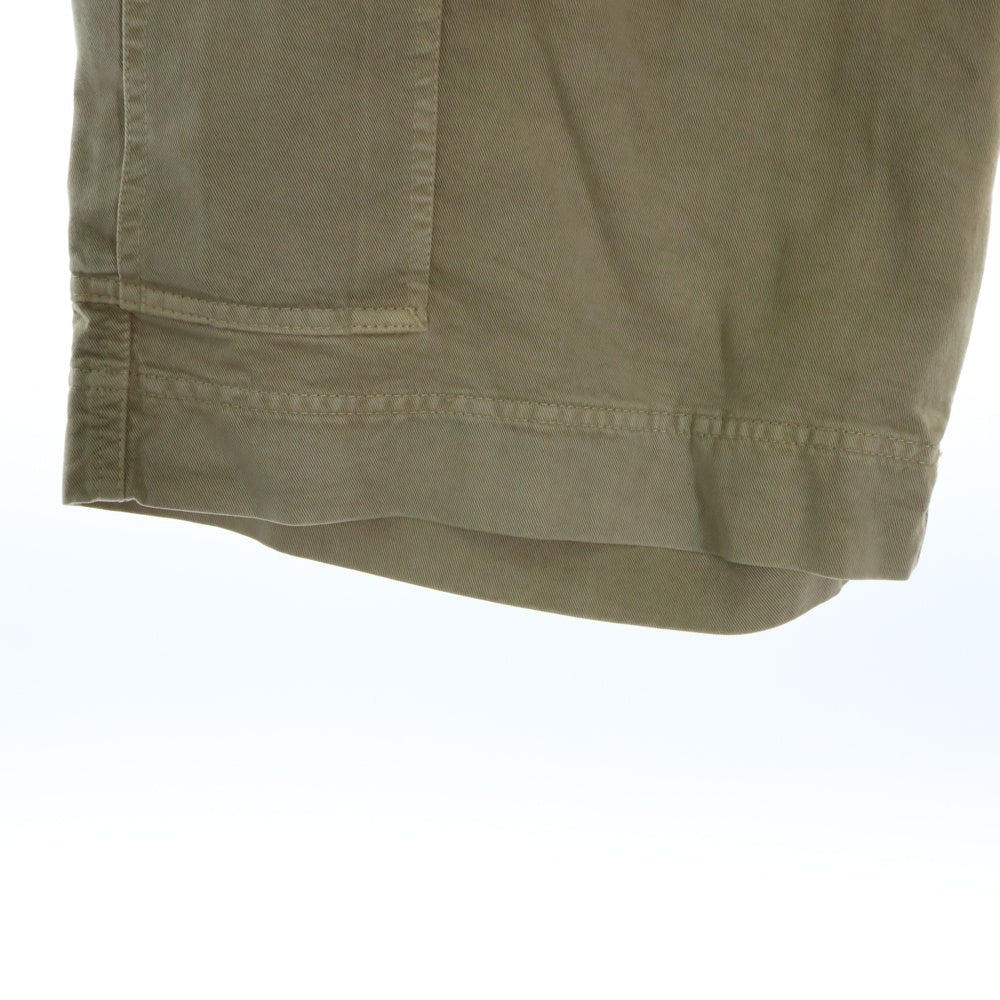 BRUNELLO CUCINELLI(ブルネロクチネリ) コットン ジップフライ カーゴ ショートパンツ ハーフパンツ ショーツ ベージュ DD92926
