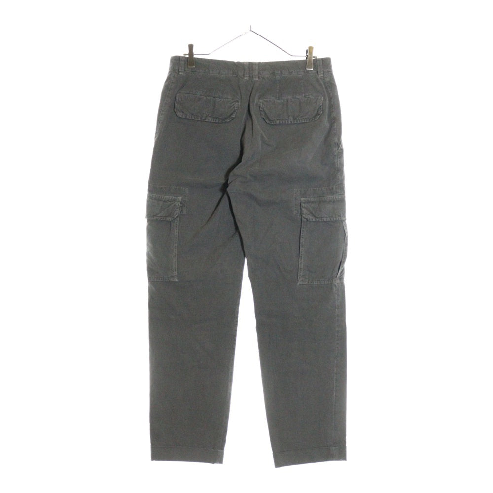 BRUNELLO CUCINELLI(ブルネロクチネリ) コットン ジップフライ カーゴパンツ グレー DK92922