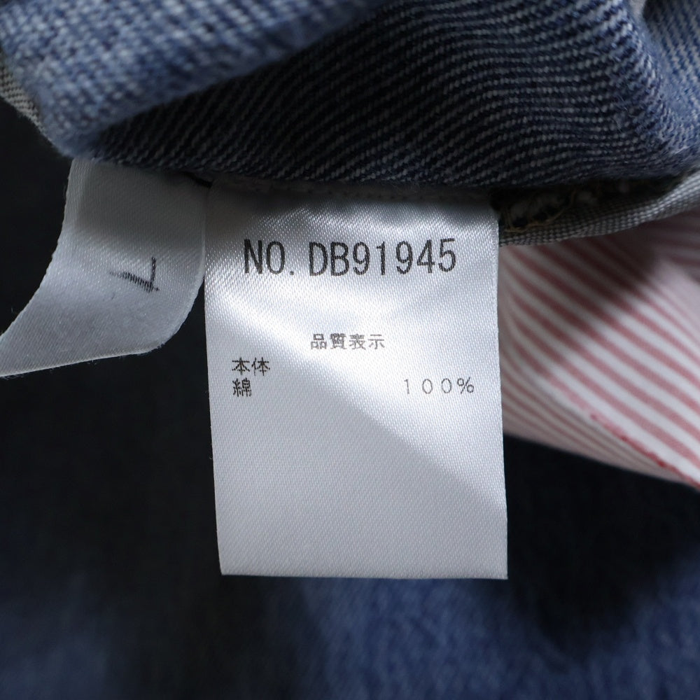 BRUNELLO CUCINELLI(ブルネロクチネリ) ボタンフライ ストレート デニムパンツ インディゴ DB91945