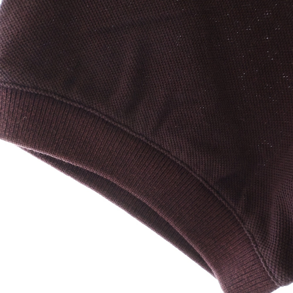 BRUNELLO CUCINELLI(ブルネロクチネリ) フロントエンブレムロゴ スリムフィット 半袖ポロシャツ パープル DK92819
