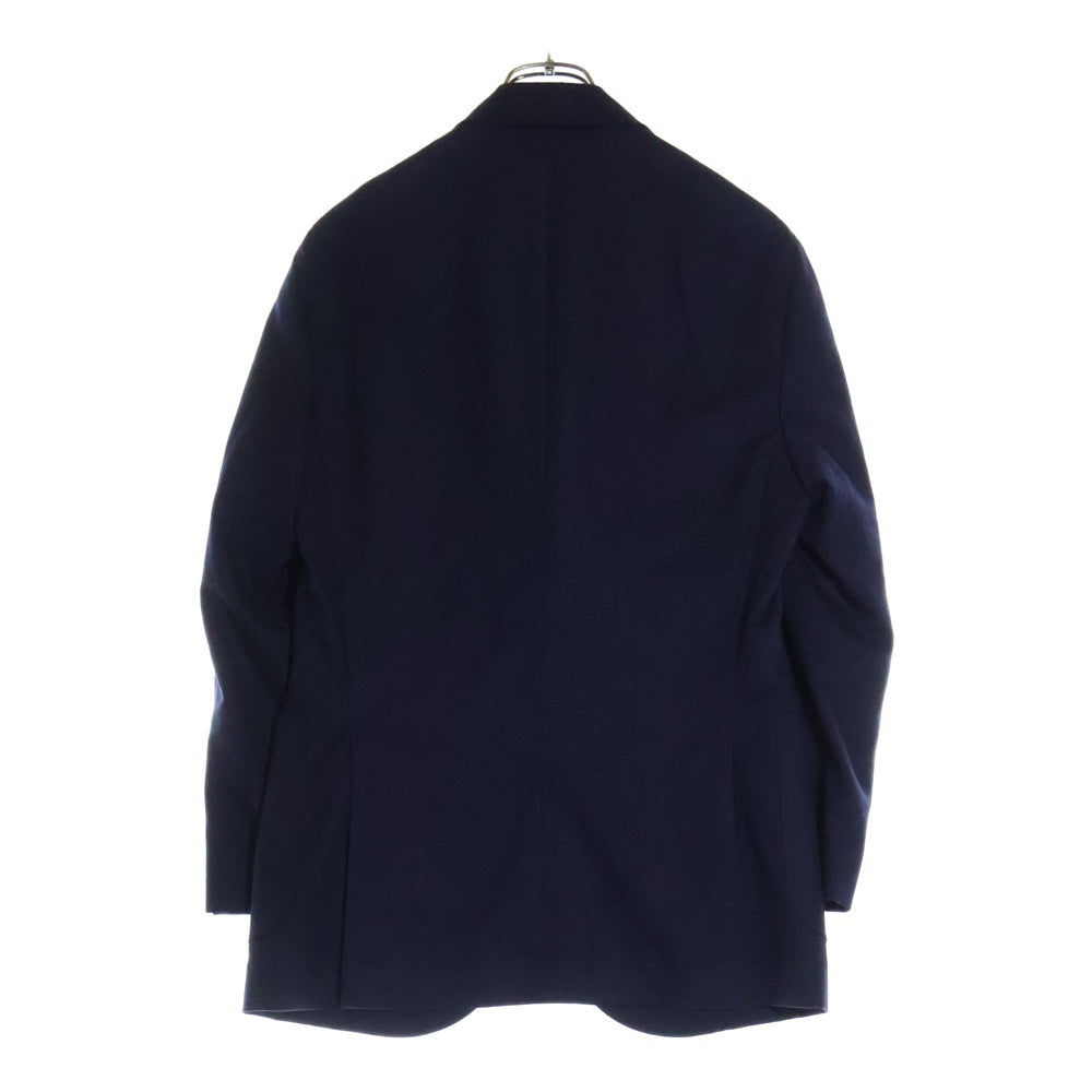 BRUNELLO CUCINELLI(ブルネロクチネリ) ノッチドラペル 2B バージンウール テーラードジャケット ネイビー