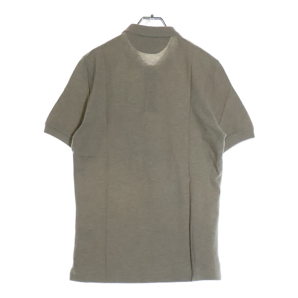 BRUNELLO CUCINELLI(ブルネロクチネリ) スリムフィット コットン 半袖ポロシャツ グレージュ DB92846