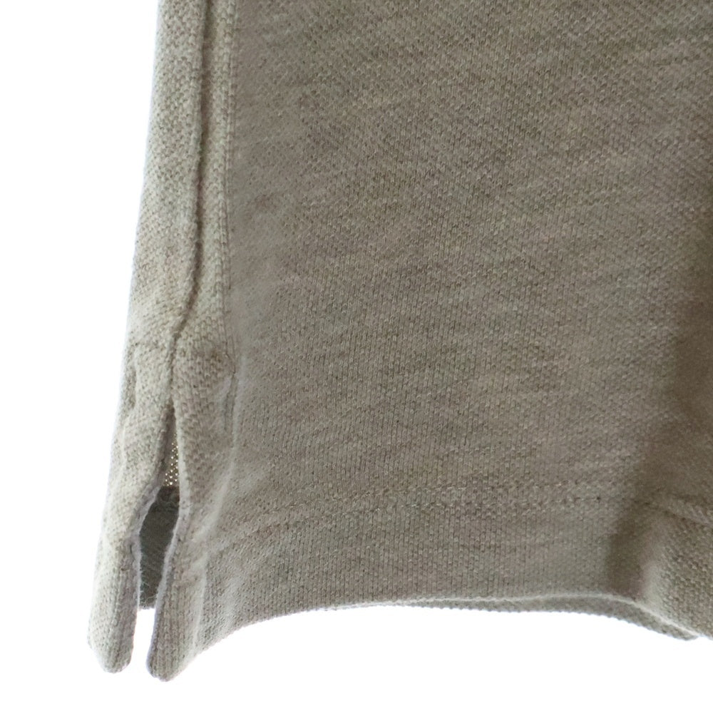 BRUNELLO CUCINELLI(ブルネロクチネリ) スリムフィット コットン 半袖ポロシャツ グレージュ DB92846