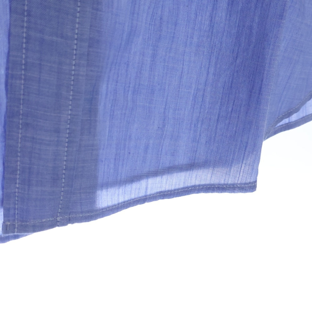 BRUNELLO CUCINELLI(ブルネロクチネリ) コットン スリムフィット オックスフォード 長袖シャツ ブルー