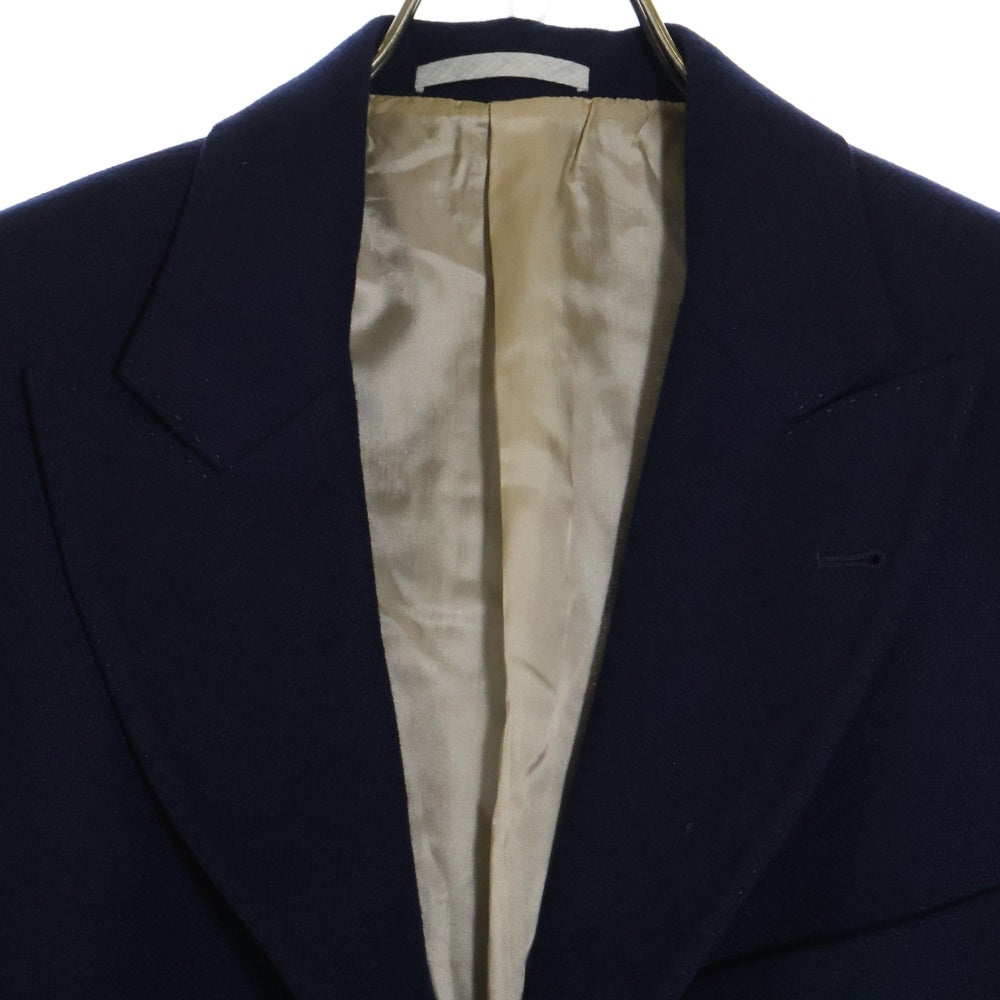 BRUNELLO CUCINELLI(ブルネロクチネリ) ピークドラペル 3B カシミヤ テーラードジャケット ネイビー DK97560
