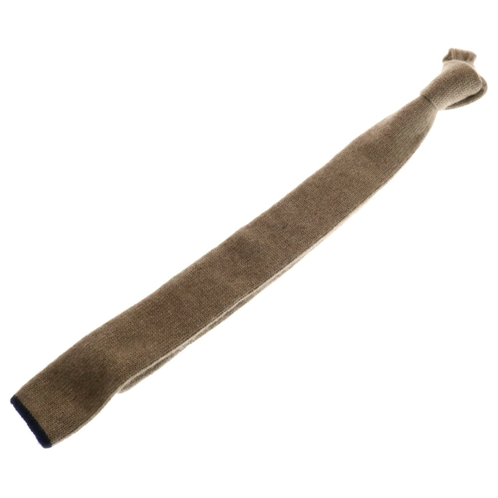 BRUNELLO CUCINELLI(ブルネロクチネリ) カシミヤ ニット ナロータイ ネクタイ ベージュ
