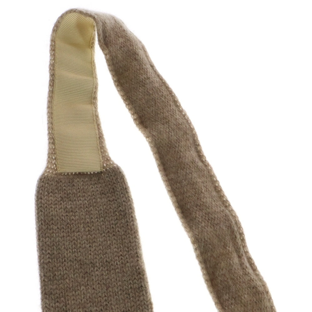 BRUNELLO CUCINELLI(ブルネロクチネリ) カシミヤ ニット ナロータイ ネクタイ ベージュ