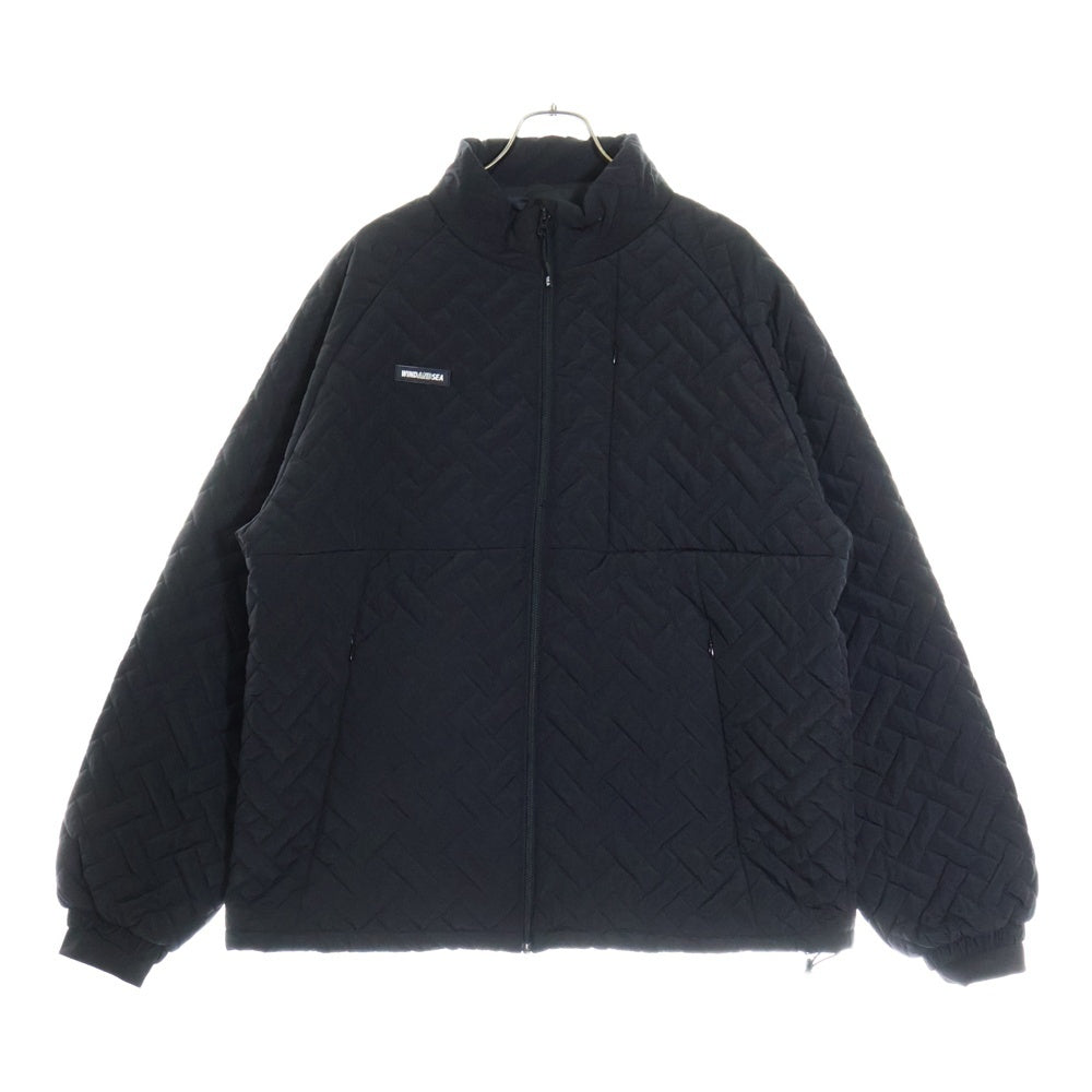 WIND AND SEA(ウィンダンシー) High Neck Quilting Blouson ハイネック キルティング ブルゾンジャケット ブラック WDS-O-GEN-23-Q2-JK-04