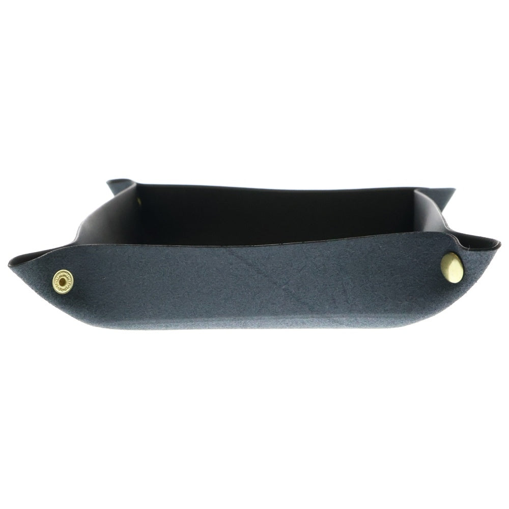 WIND AND SEA(ウィンダンシー) Leather Tray ロゴエンボス レザートレイ ブラック WDS-LTC-09