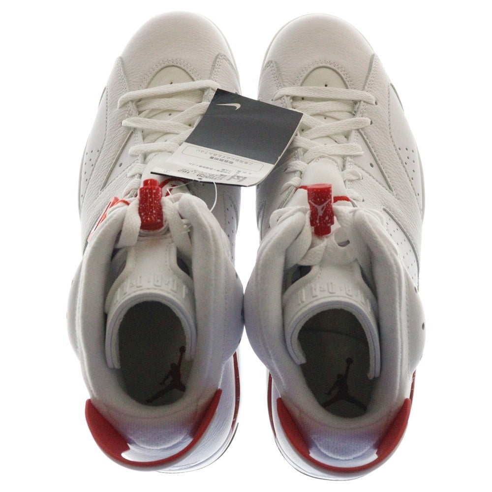 NIKE(ナイキ) AIR JORDAN 6 RETRO WHITE UNIVERSITY RED OREO エアジョーダン6 ユニバーシティレッド オレオ ハイカットスニーカー ホワイト/レッド US11/29cm CT8529-162