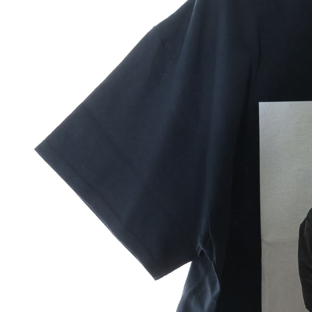 WIND AND SEA(ウィンダンシー) ×GOD SELECTION XXX feat RIA T-shirt ゴッドセレクション トリプルエックス リア 両面プリント クルーネック半袖Tシャツ ブラック WDS-XXX-SP-10