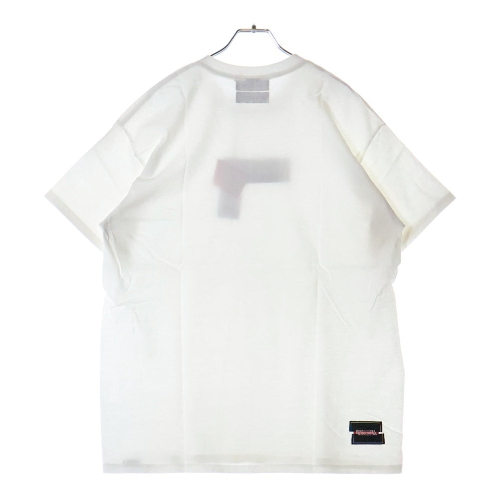 WIND AND SEA(ウィンダンシー) ×GOD SELECTION XXX T-shirt ゴッドセレクション トリプルエックス フロントロゴワッペン クルーネック半袖Tシャツ カットソー ホワイト WDS-XXX-SP-09