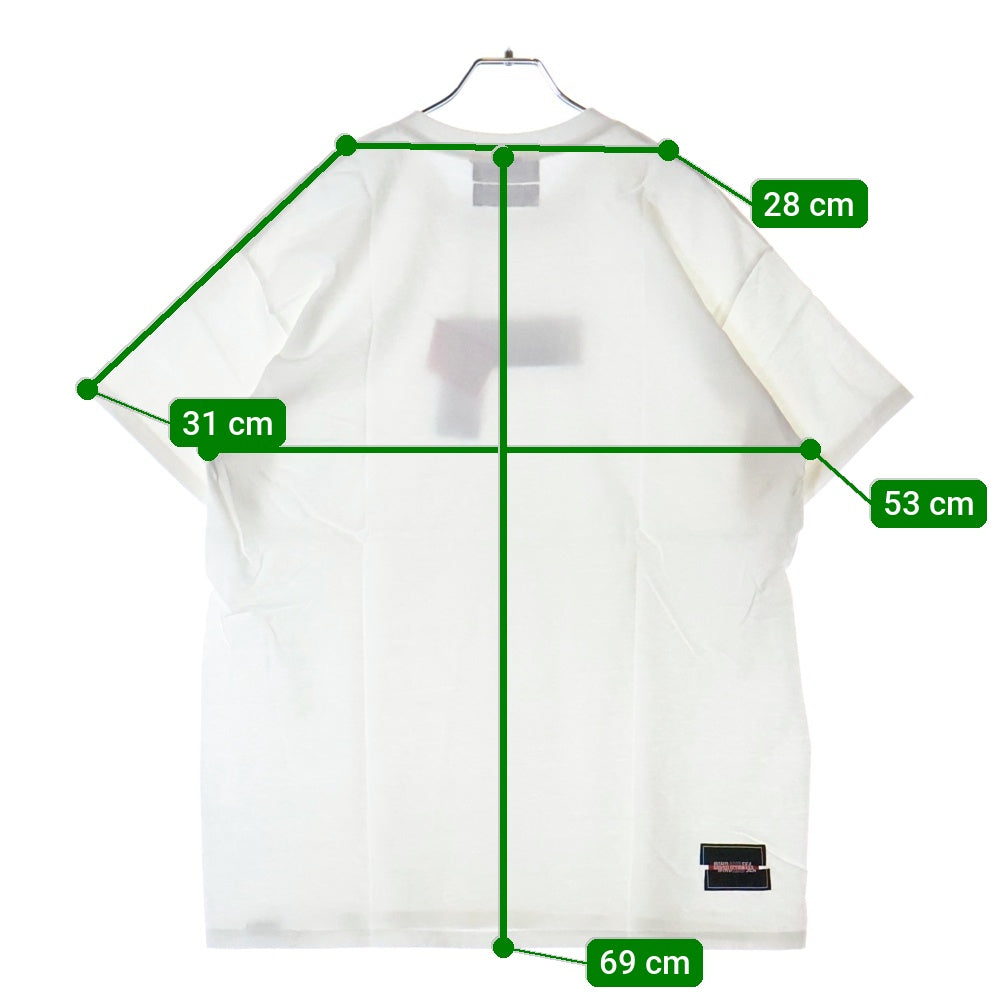 WIND AND SEA(ウィンダンシー) ×GOD SELECTION XXX T-shirt ゴッドセレクション トリプルエックス フロントロゴワッペン クルーネック半袖Tシャツ カットソー ホワイト WDS-XXX-SP-09