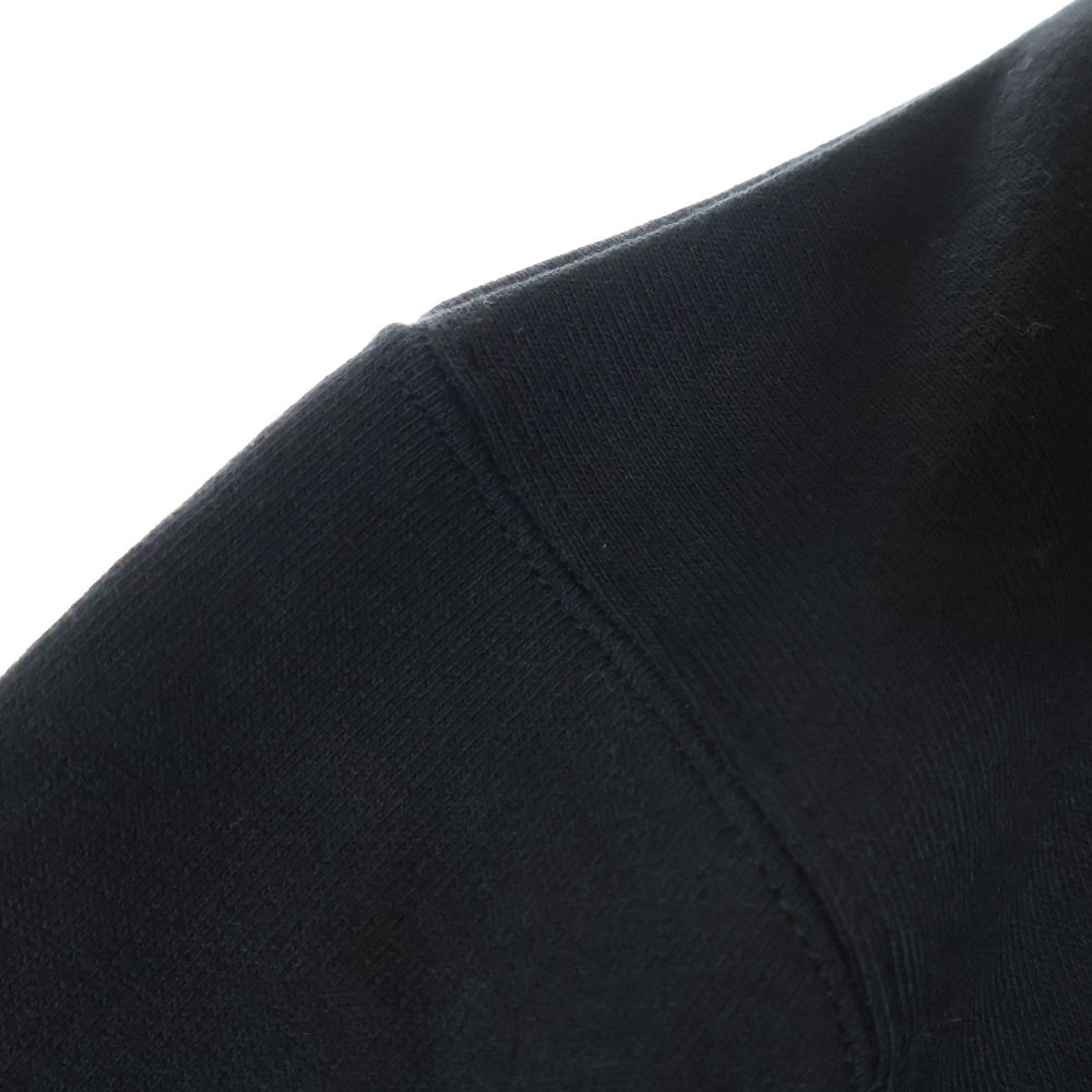 WIND AND SEA(ウィンダンシー) YOU AND SEA WDS CUSTOM SWEATSHIRT ユーアンドシー カスタム ロゴプリント クルーネックトレーナー スウェット ブラック WDS-O-YAS-23-Q1-01