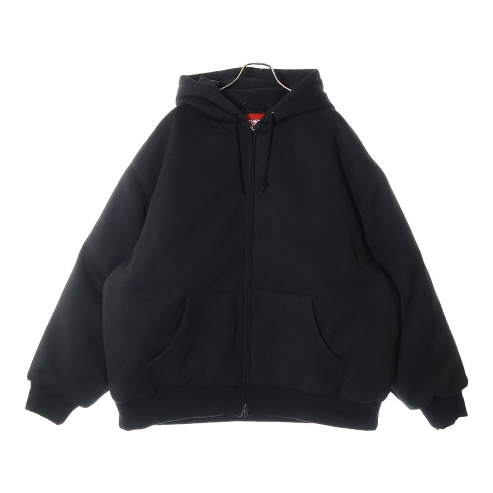 SUPREME(シュプリーム) 24AW×THE NORTH FACE Down Filled Zip Up Hooded Sweatshirt ダウン フィールド ジップアップ フーデッド スウェット ジャケット ブラック NY52400I