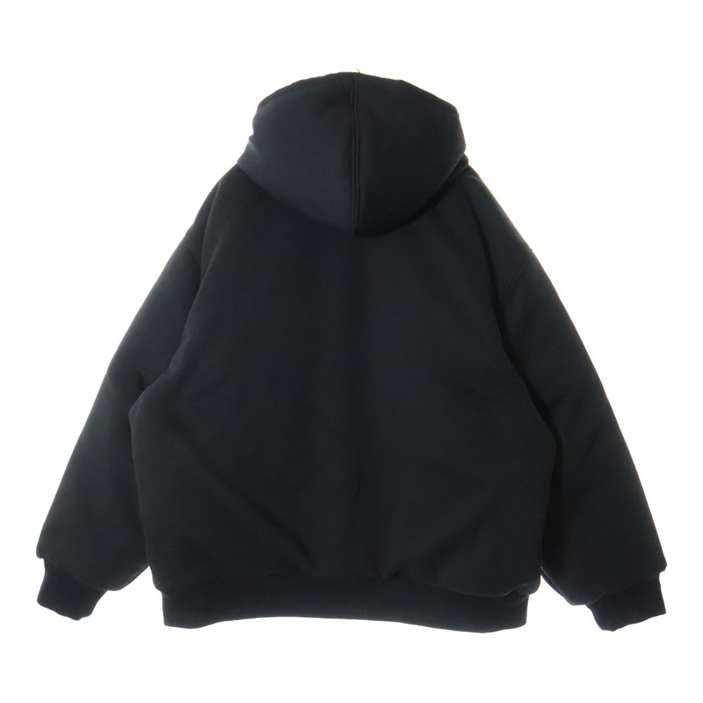 SUPREME(シュプリーム) 24AW×THE NORTH FACE Down Filled Zip Up Hooded Sweatshirt ダウン フィールド ジップアップ フーデッド スウェット ジャケット ブラック NY52400I