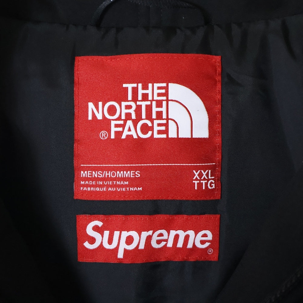SUPREME(シュプリーム) 24AW×THE NORTH FACE Down Filled Zip Up Hooded Sweatshirt ダウン フィールド ジップアップ フーデッド スウェット ジャケット ブラック NY52400I