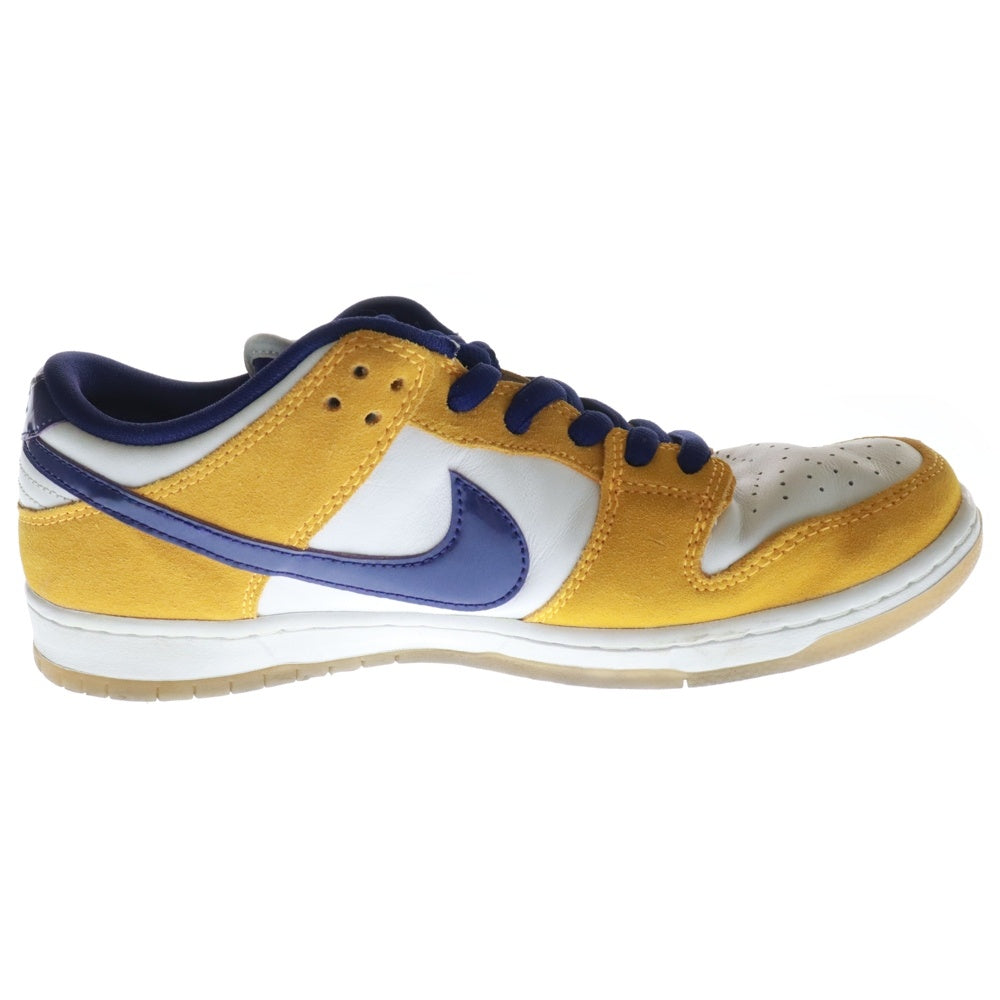 NIKE SB(ナイキエスビー) SB DUNK LOW PRO LASER ORANGE ダンク ロープロ レーザーオレンジ ローカットスニーカー ホワイト/イエロー US10.5/28.5cm BQ6817-800