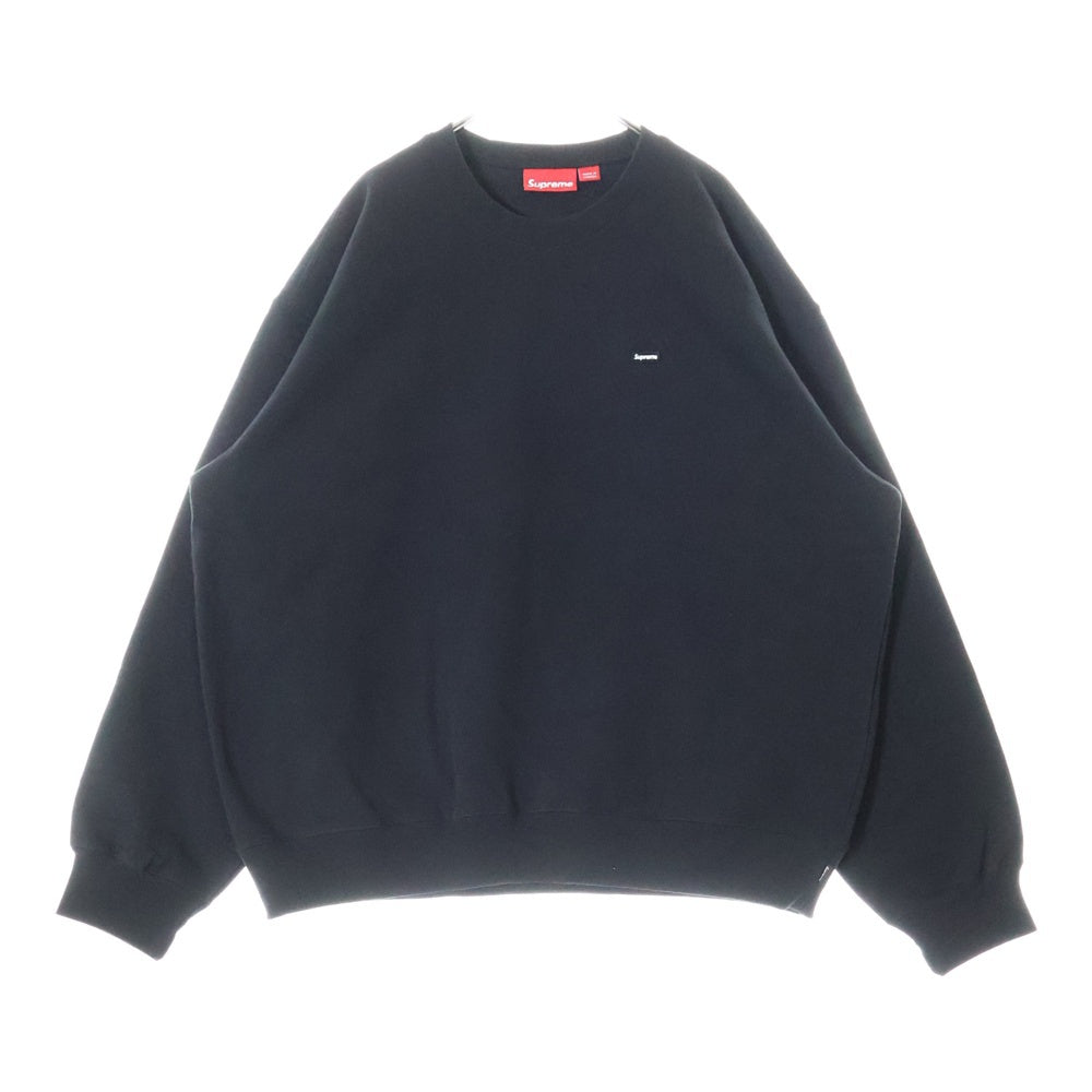 SUPREME(シュプリーム) 24AW Small Box Crewneck スモールボックスロゴ クルーネック スウェットトレーナー ブラック