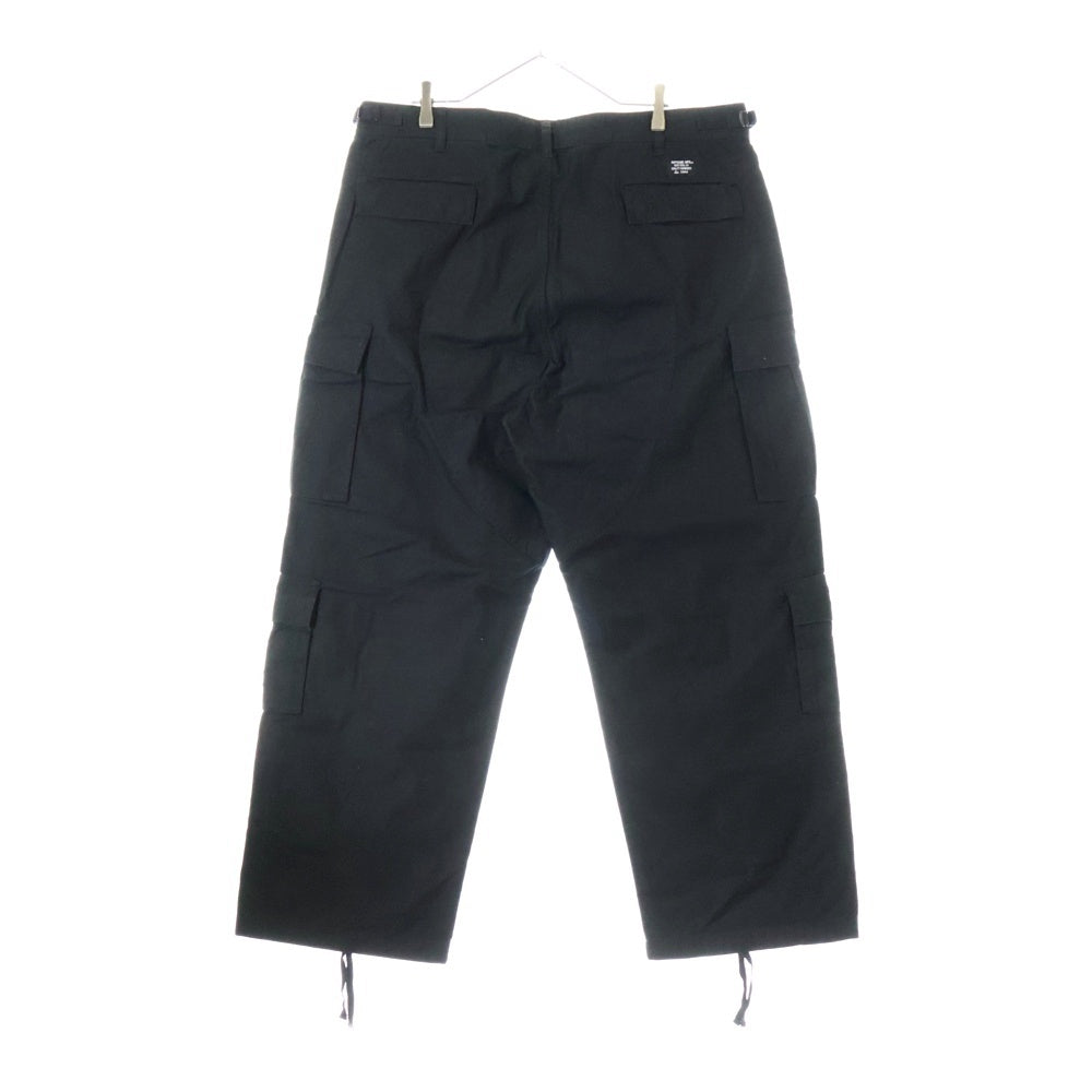 SUPREME(シュプリーム) 23AW Cargo Pants サイドアジャスター ワイドカーゴパンツ ブラック