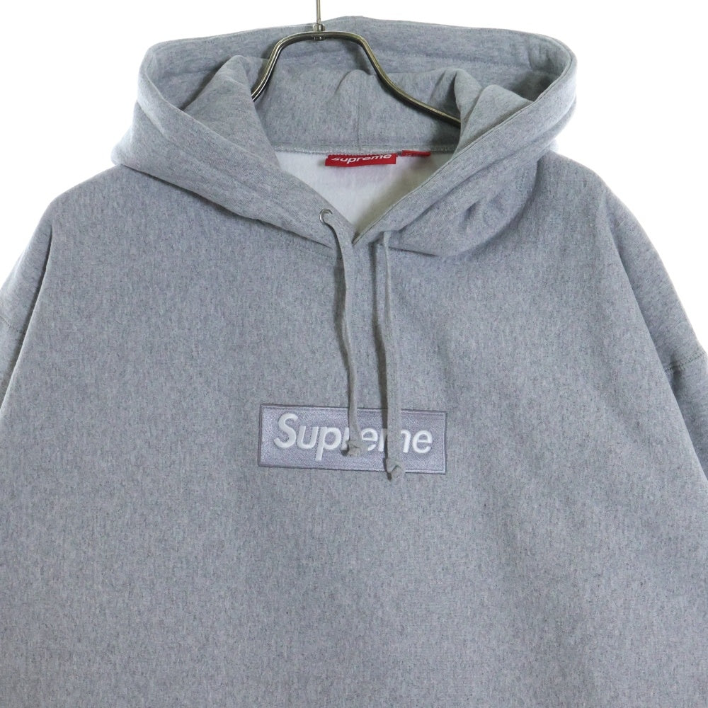 SUPREME(シュプリーム) 24AW Box Logo Hooded Sweatshirt ボックスロゴ プルオーバースウェットパーカー フーディー グレー