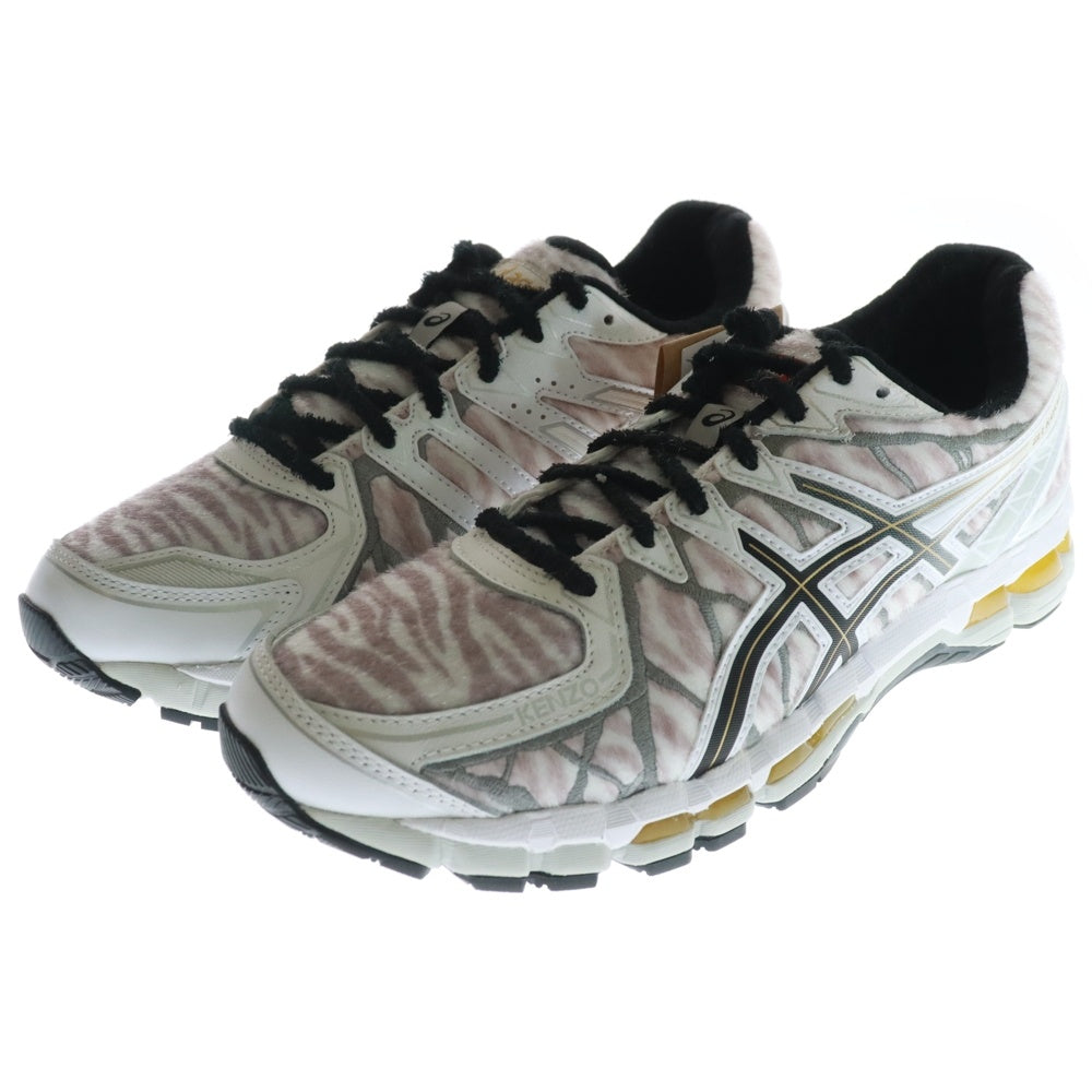 ASICS(アシックス) ×KENZO GEL-KAYANO 20 ケンゾー ゲルカヤノ20 タイガーストライプ ローカットスニーカー ホワイト US10/28cm 1201B032-020