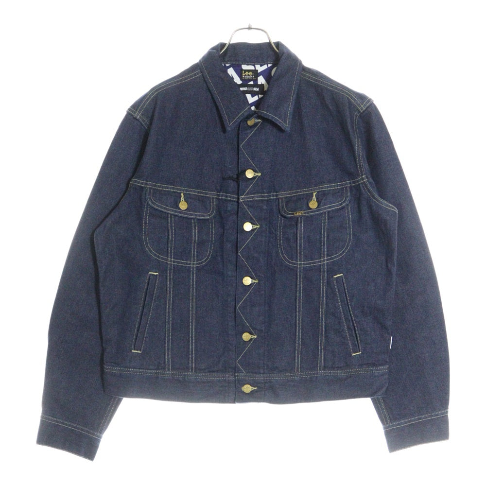 WIND AND SEA(ウィンダンシー) ×Lee 101J Denim JKT リー ロゴパッチ デニムジャケット インディゴ WDS-LEE-01