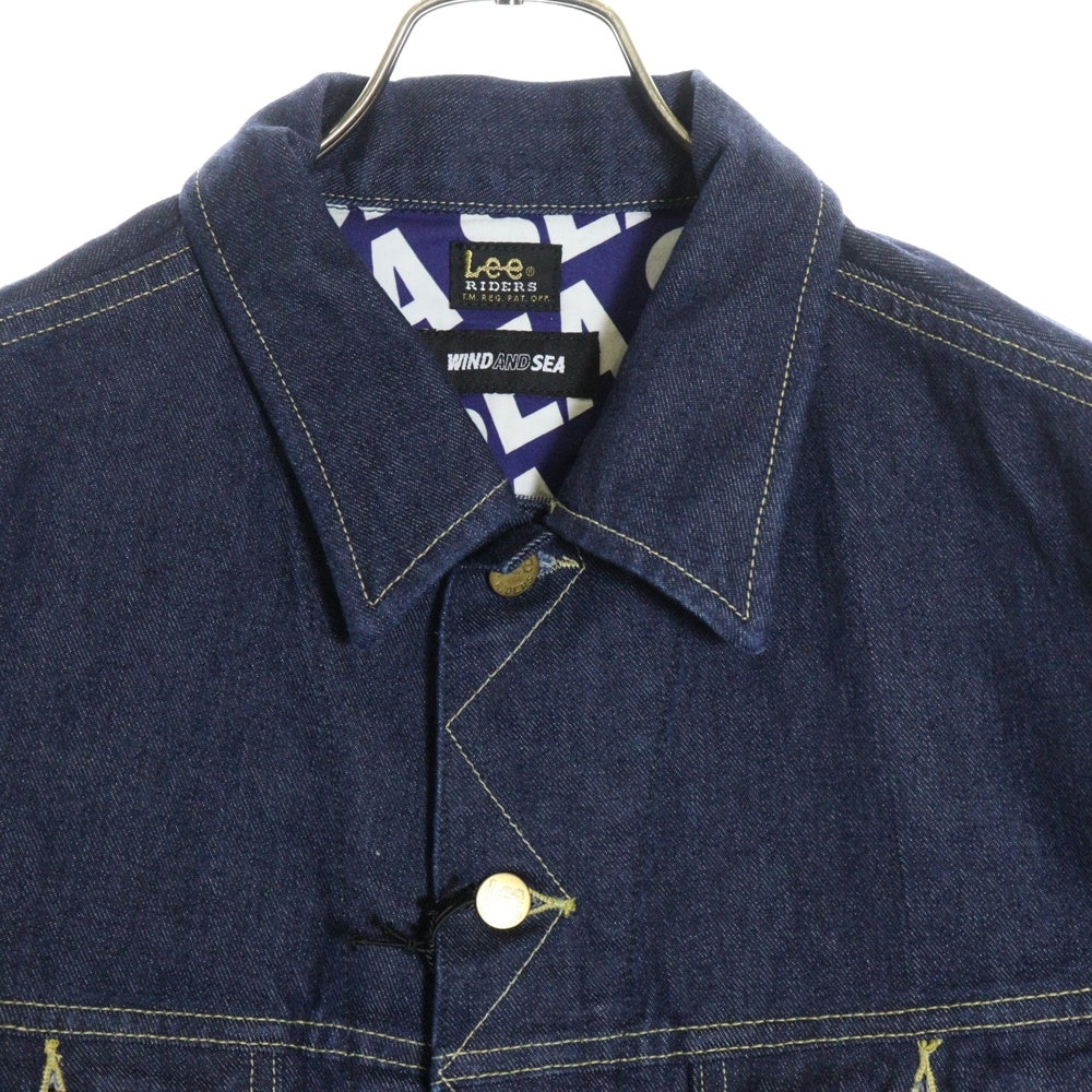 WIND AND SEA(ウィンダンシー) ×Lee 101J Denim JKT リー ロゴパッチ デニムジャケット インディゴ WDS-LEE-01