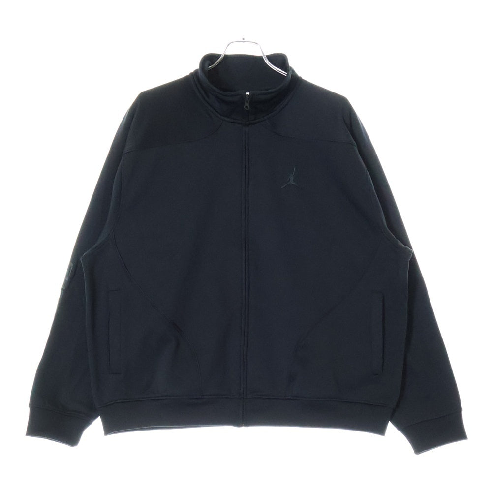 SUPREME(シュプリーム) 24SS ×JORDAN Tricot Track Jacket ジョーダン ロゴエンブロイダリー トリコ ジップアップ トラックジャケット ジャージ ブラック
