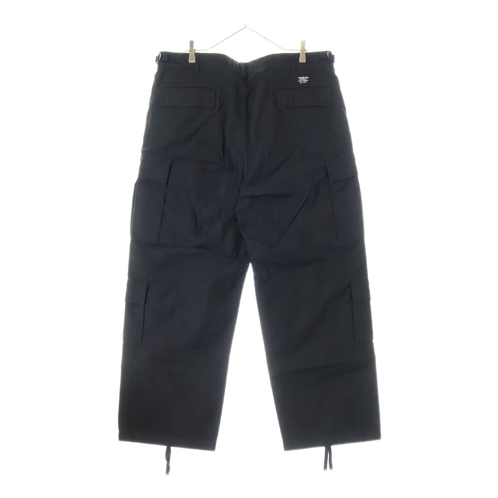 SUPREME(シュプリーム) 23AW Cargo Pants サイドアジャスター ワイドカーゴパンツ ブラック