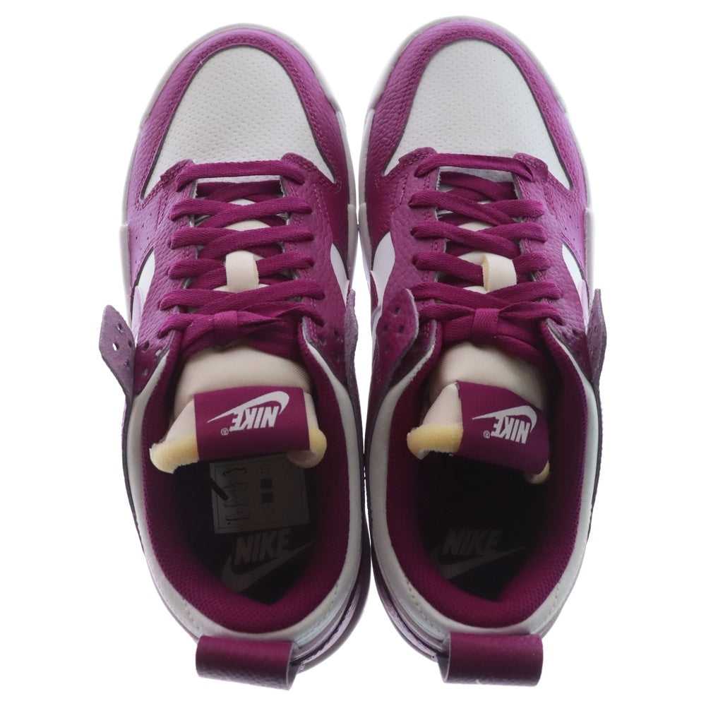 NIKE(ナイキ) WMNS DUNK LOW DISRUPT Cactus Flower ウィメンズ ダンク ディスラプト カクタスフラワー ローカットスニーカー ホワイト/パープル US10/27cm DN5065-100