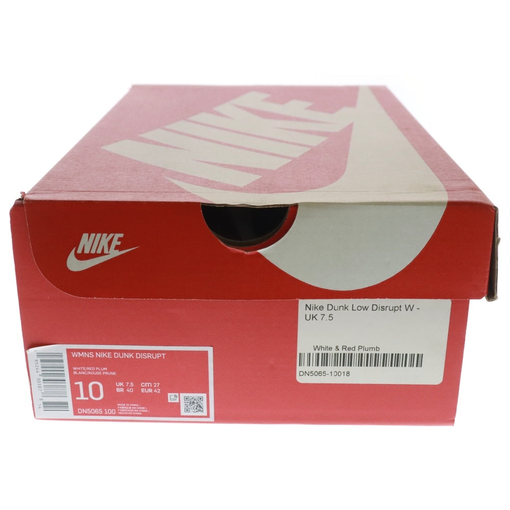NIKE(ナイキ) WMNS DUNK LOW DISRUPT Cactus Flower ウィメンズ ダンク ディスラプト カクタスフラワー ローカットスニーカー ホワイト/パープル US10/27cm DN5065-100